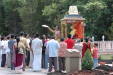 Outside the main entrance